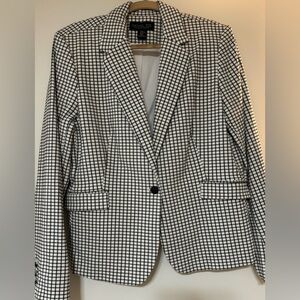 Black & white checkered jacket never worn - matching skirt posted separately